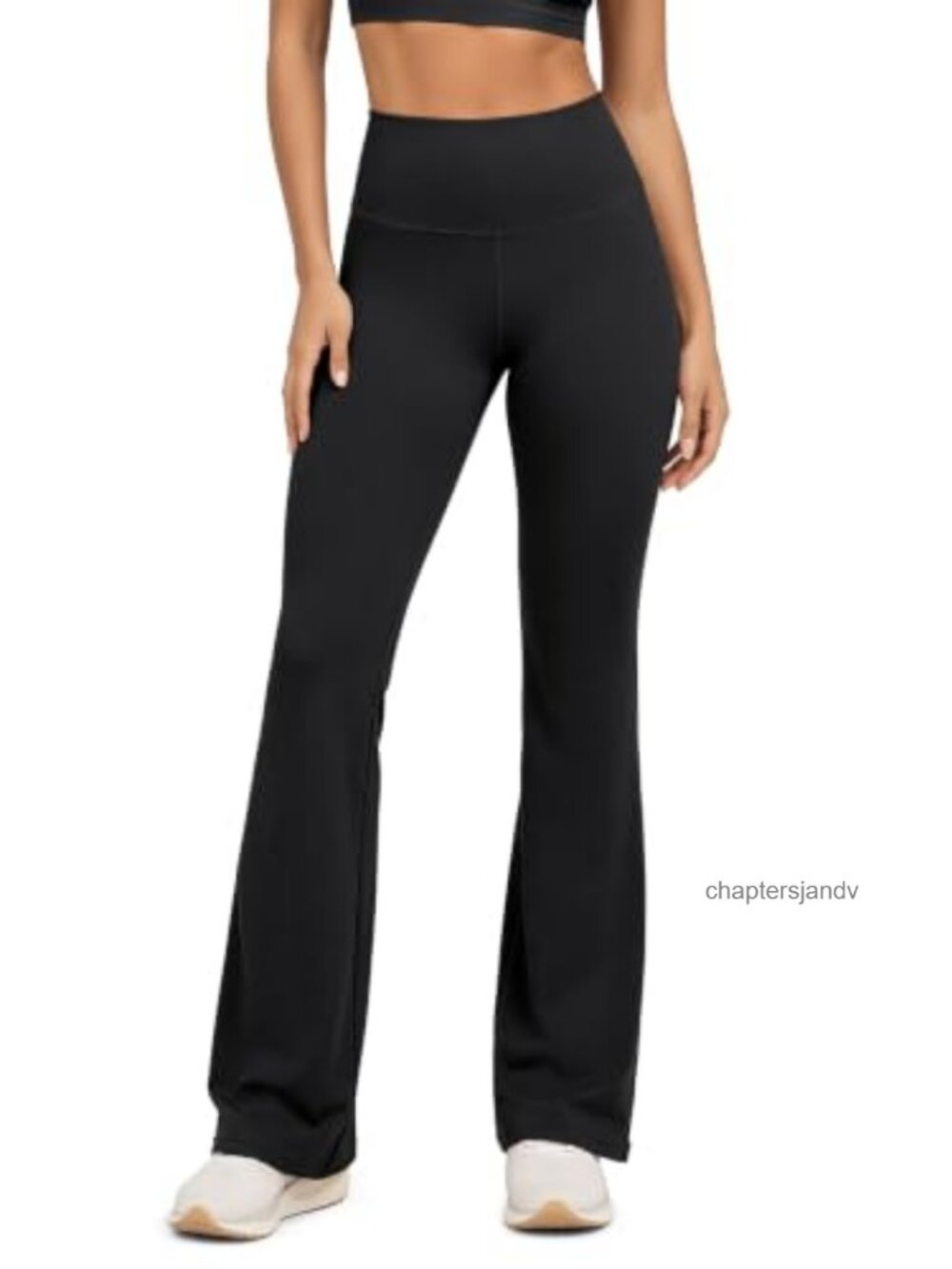 Tummy Control Flared Yoga Pants High Waist Bootcut Leggings Inner Pocket